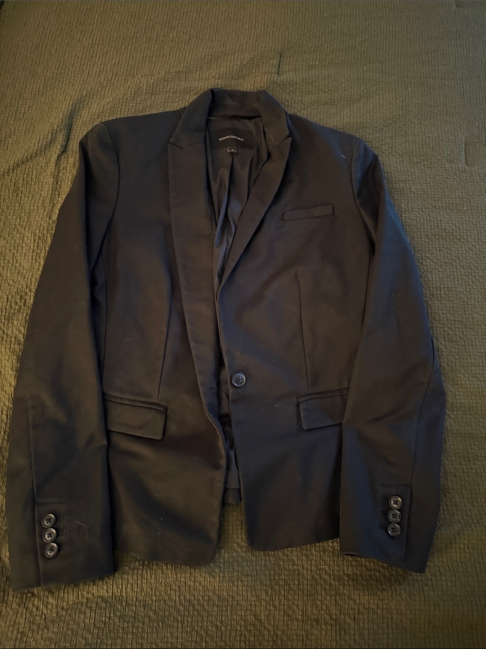 Banana Republic Black Women's Single-Button Blazer